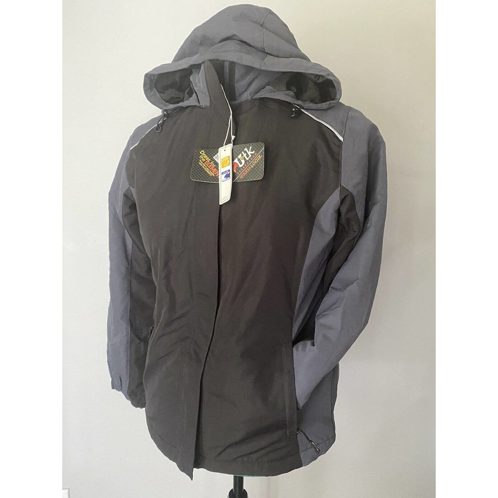 NWT Womens Core 365 Jacket Warm Lined Zip Hood Wind Breaker Reflective Medium